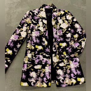 Banana Republic printed brocade blazer 00P
